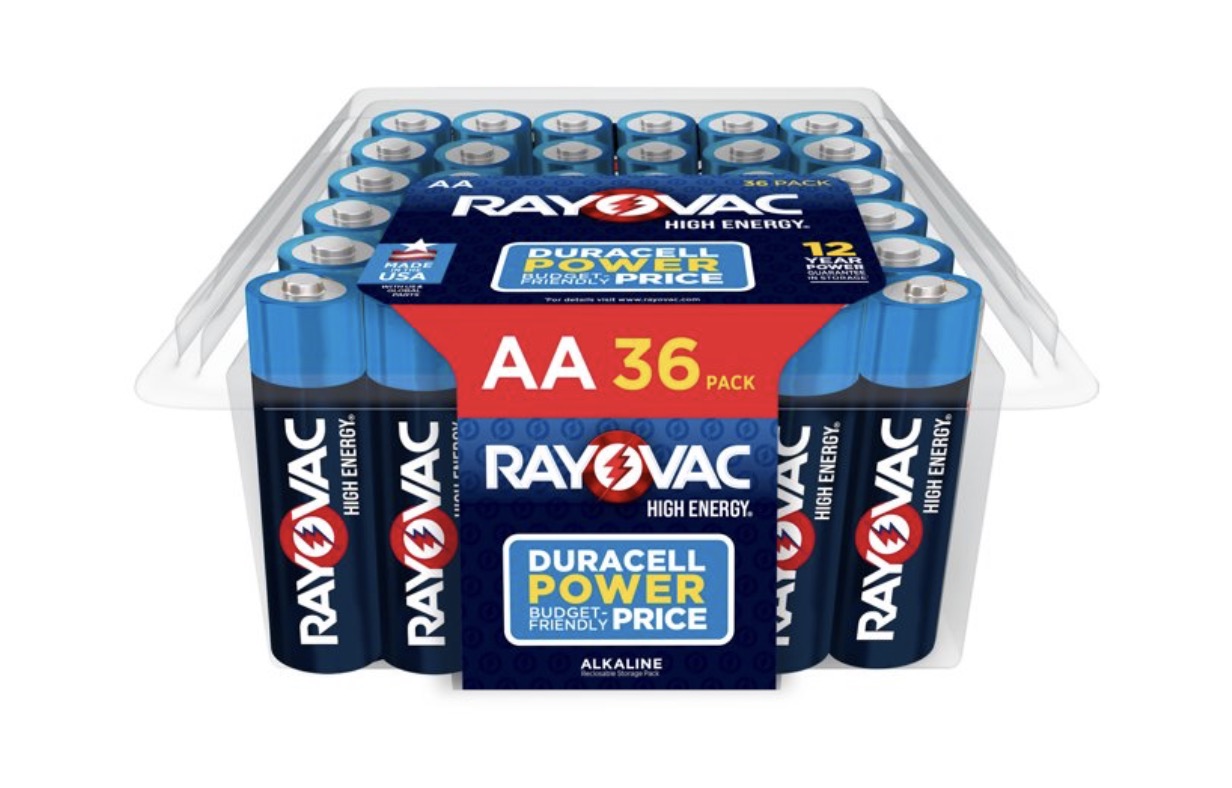 Rayovac Batteries Stock Up Deal AA and AAA Batteries (72 count) only